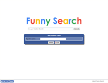 Tablet Screenshot of funnysearch.org